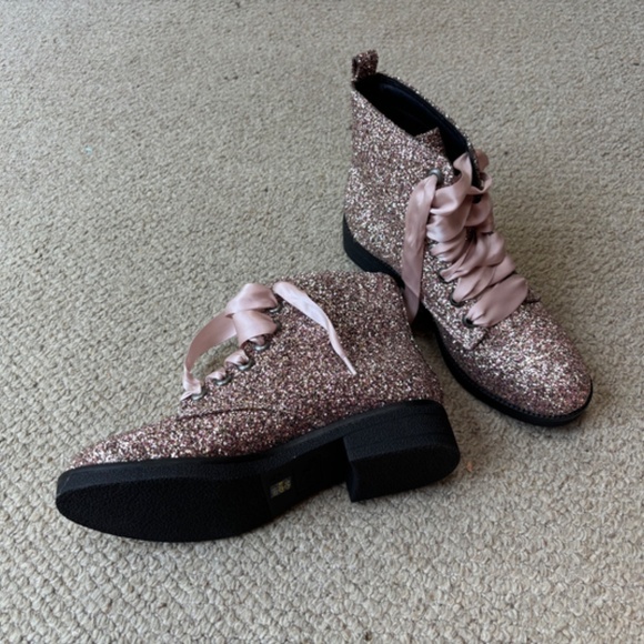 Dirty Laundry pink glitter boots - Picture 3 of 6